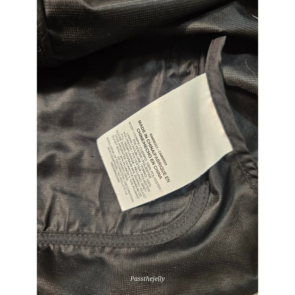 Nike Running Puffer Vest Womens Small Black Full Zip‎ Lightweight Quilted Swoosh